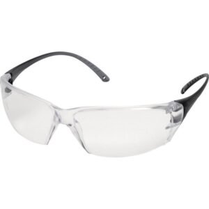 Clear-lens safety glasses