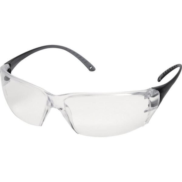 Clear-lens safety glasses