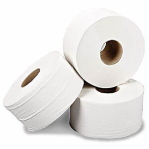 Mini jumbo toilet rolls, case of 12