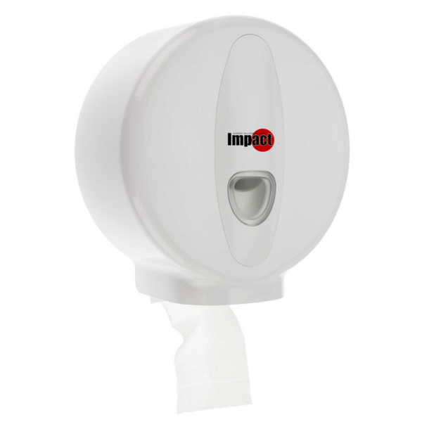 Mini jumbo toilet roll dispenser, white