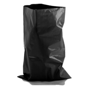 Heavy duty rubble sacks, black, case of 100