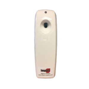 White automatic air freshener dispenser