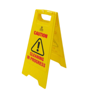 Wet floor sign, A-frame, plastic