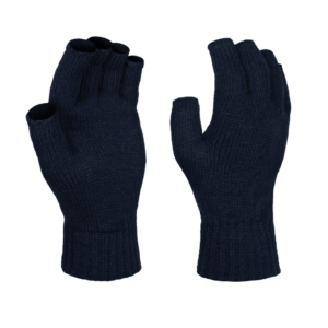 Fingerless gloves, navy