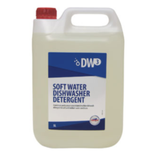 Soft water dishwasher detergent