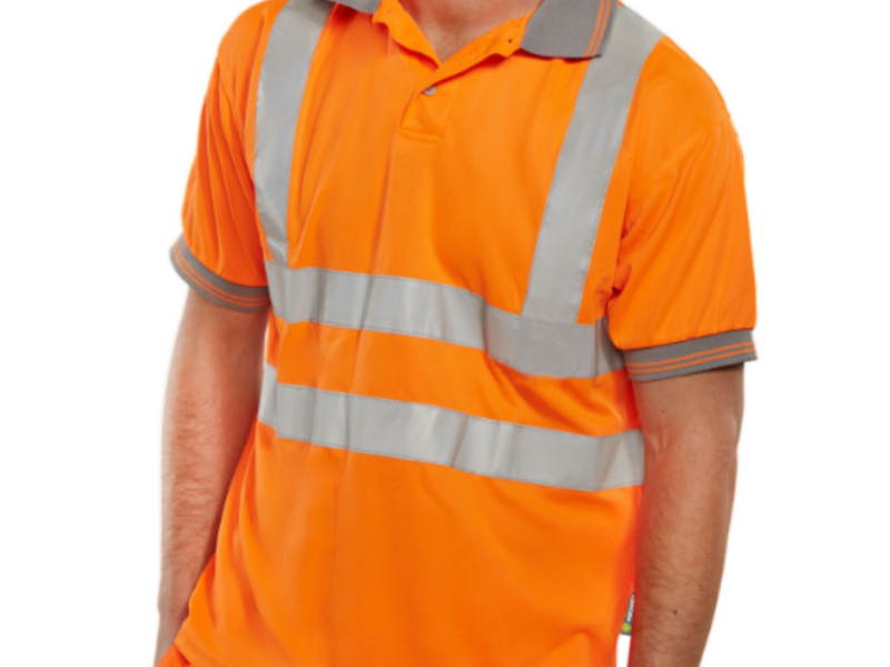 Polo Shirt Short Sleeved Orange