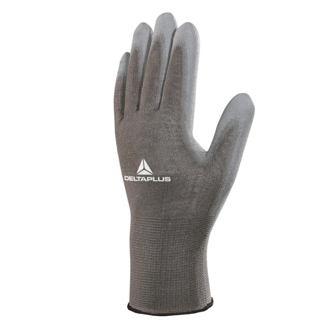 Polyester Knitted Pu Palm Glove