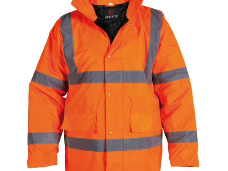 Hi-Vis Coat Orange/Yellow