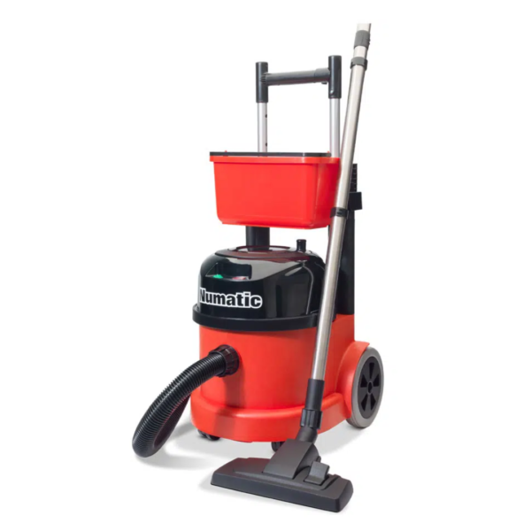 Numatic PPT390 trolley vacuum with storage caddy