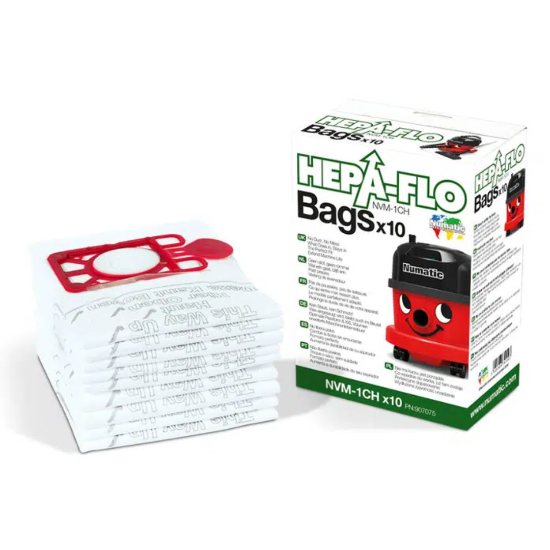 Numatic NVM-1CH HepaFlo Filter Bags Vacuum Bags