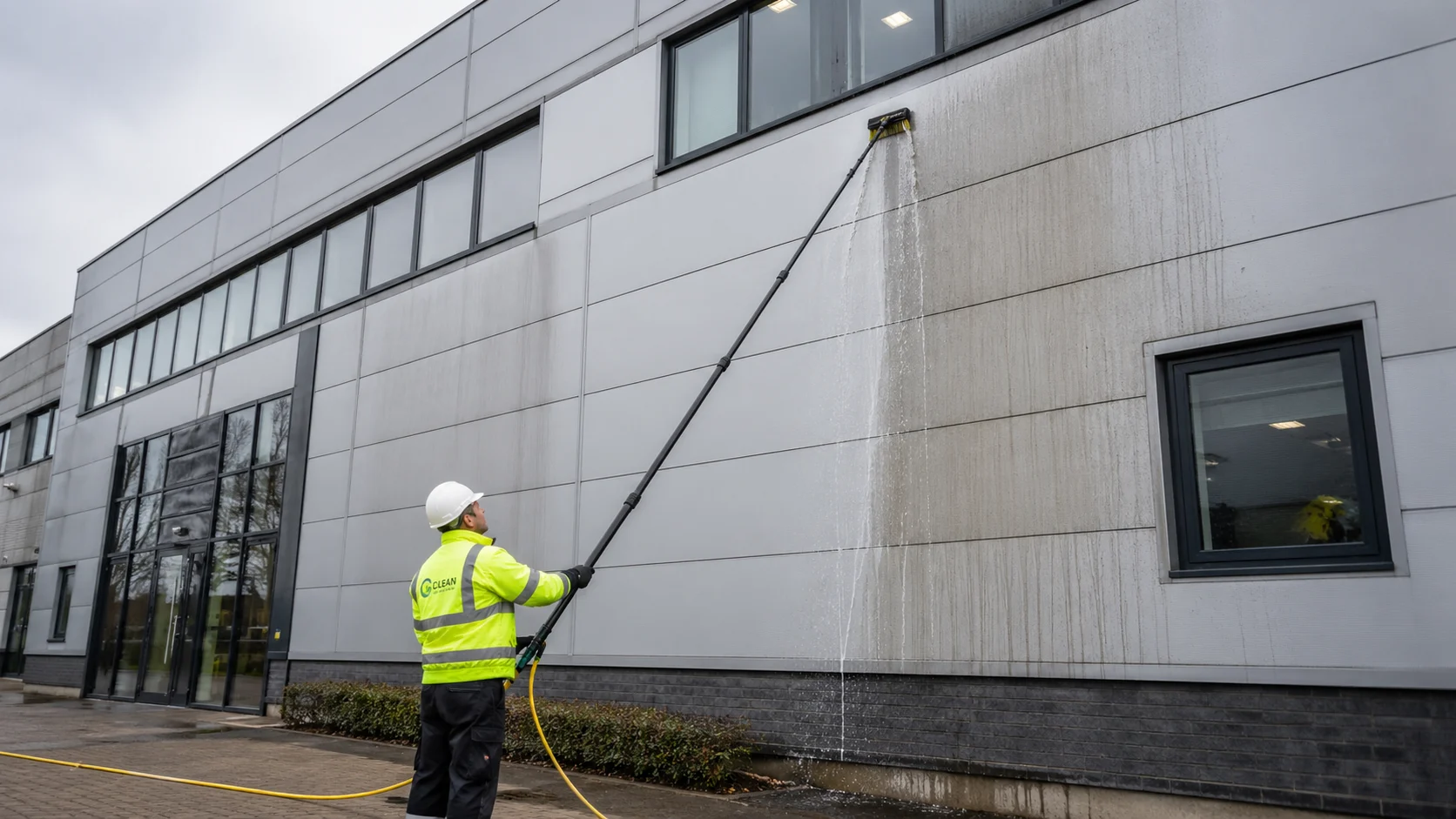 External surfaces restored with specialist equipment